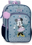 Ghiozdan scoala fete, Disney Minnie Mouse Style, multicolor